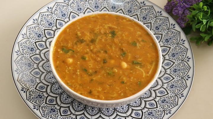 Συνταγή για σούπα Ραμαζάνι